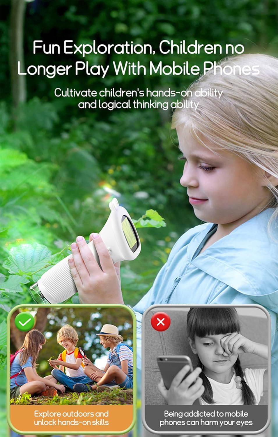 Portable Kids Microscope Camera