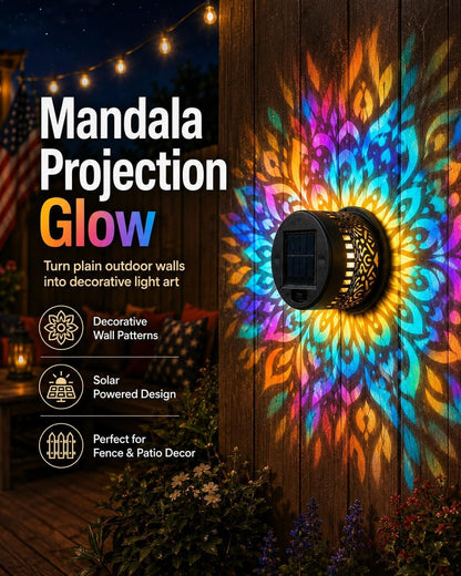 Solar Mandala Wall Light