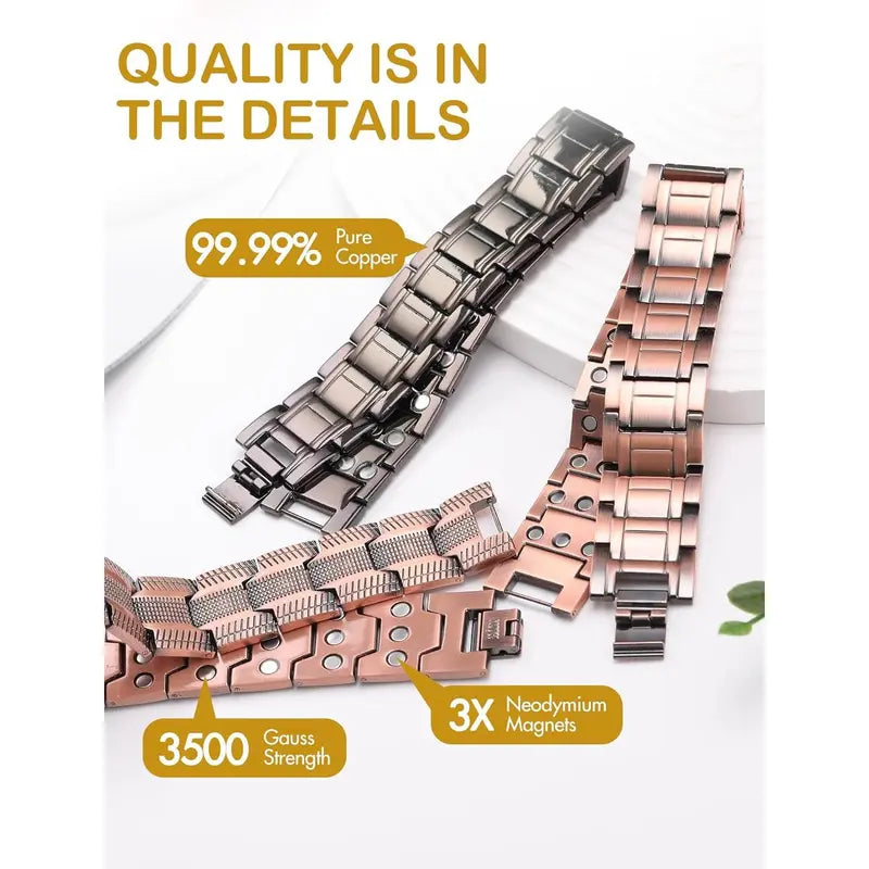 Bloodline Magnetic Copper Bracelet