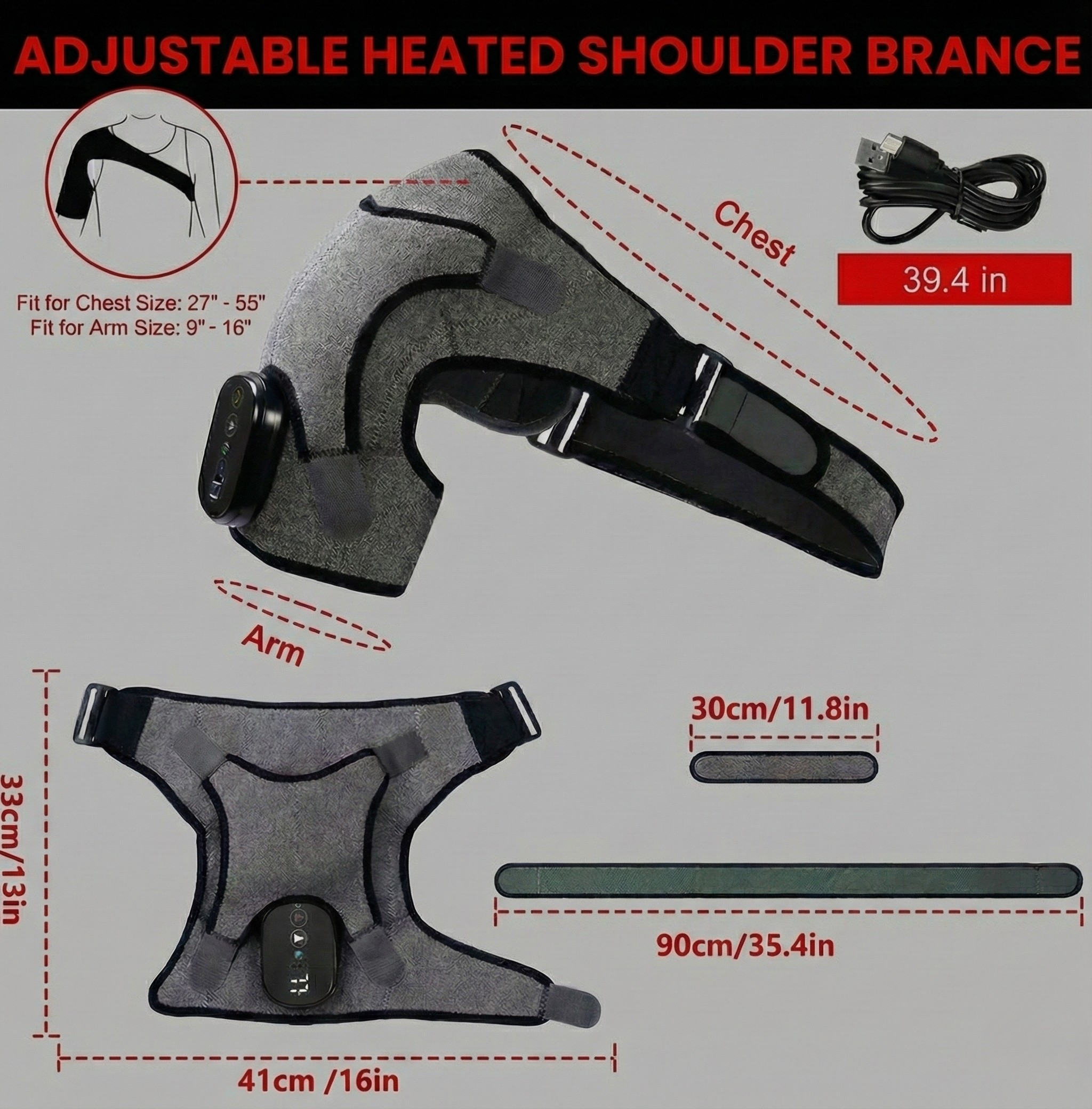 Calmora HeatWrap Shoulder Massager