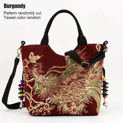 PhoenixMuse Embroidered Bag