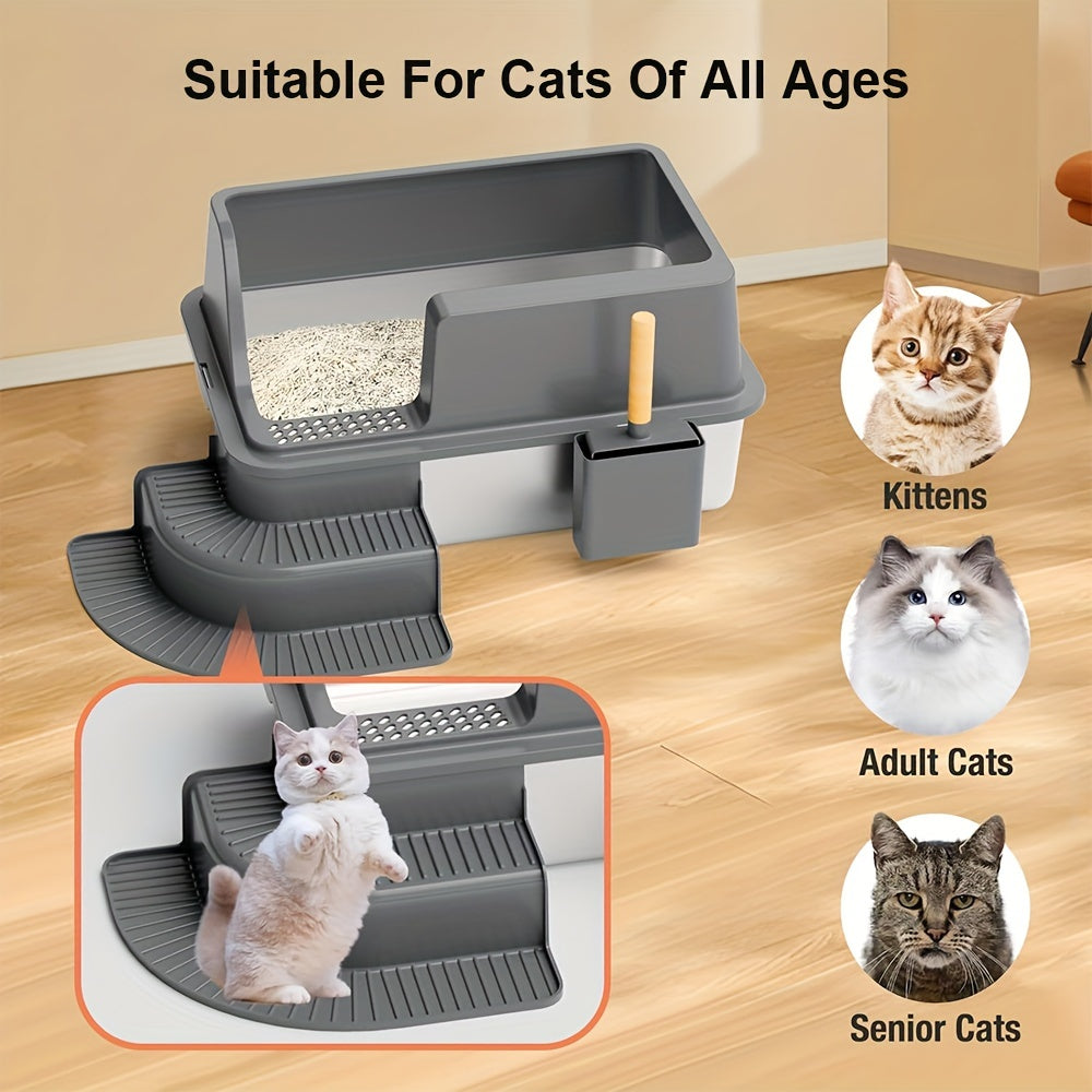 PawStep Stainless Litter Pan