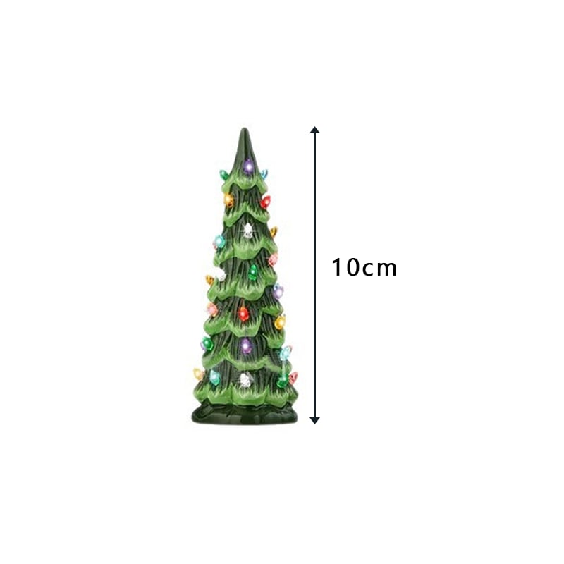 JollyNostalgia Hand-Painted Christmas Trees