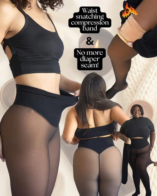 SnatchWarm Fleece-Lined Sculpting Leggings