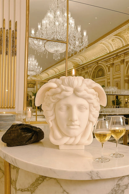 SerpentGaze Sculpture Candle