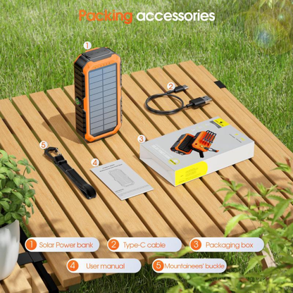 Solar Power Bank 20000mAh