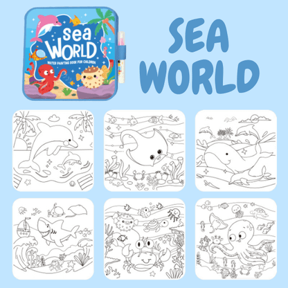 Mess-Free Coloring Books