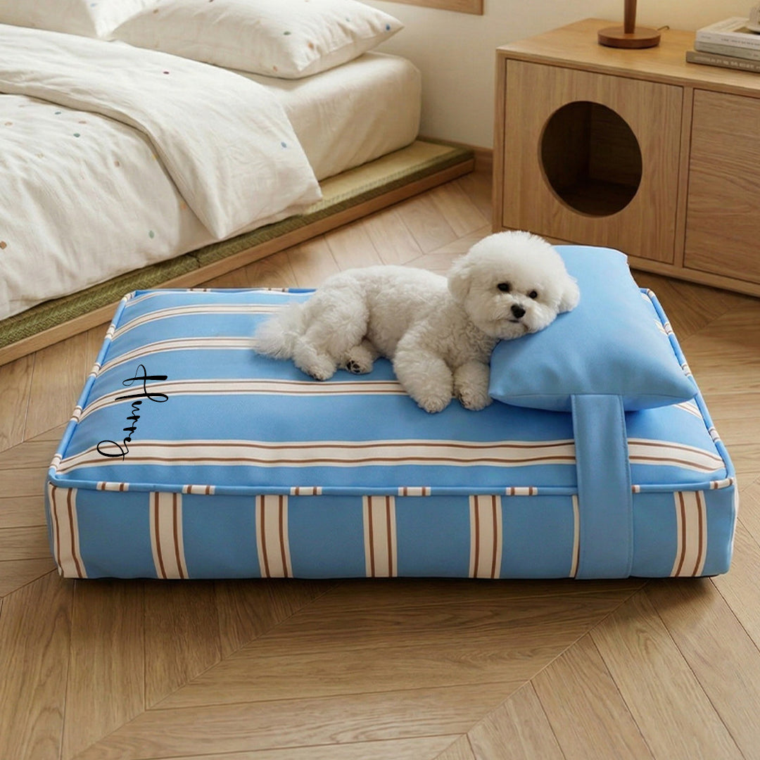 Personalized Pet Bed with Pillow