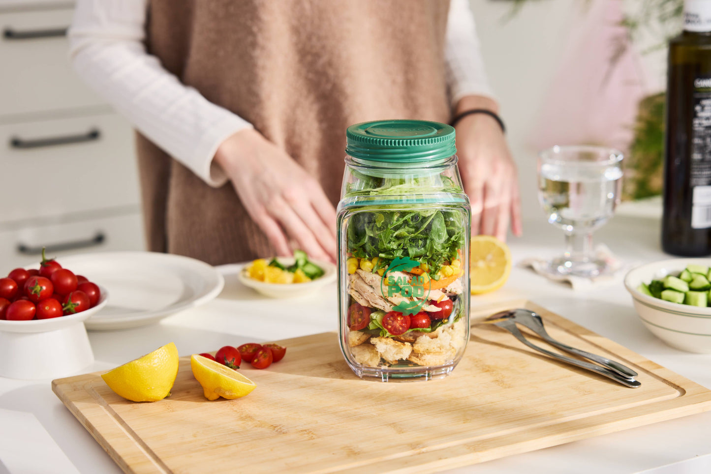 MealPod Portable Salad Jar