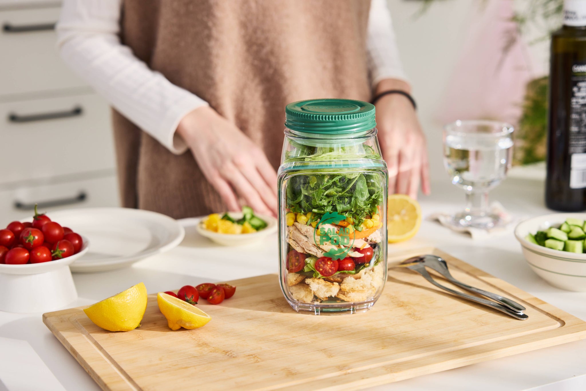 MealPod Portable Salad Jar