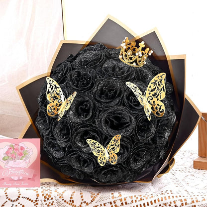 Starlight Rose Glitter Bouquet