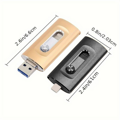 UniFlash 3-in-1 iPhone Storage Drive