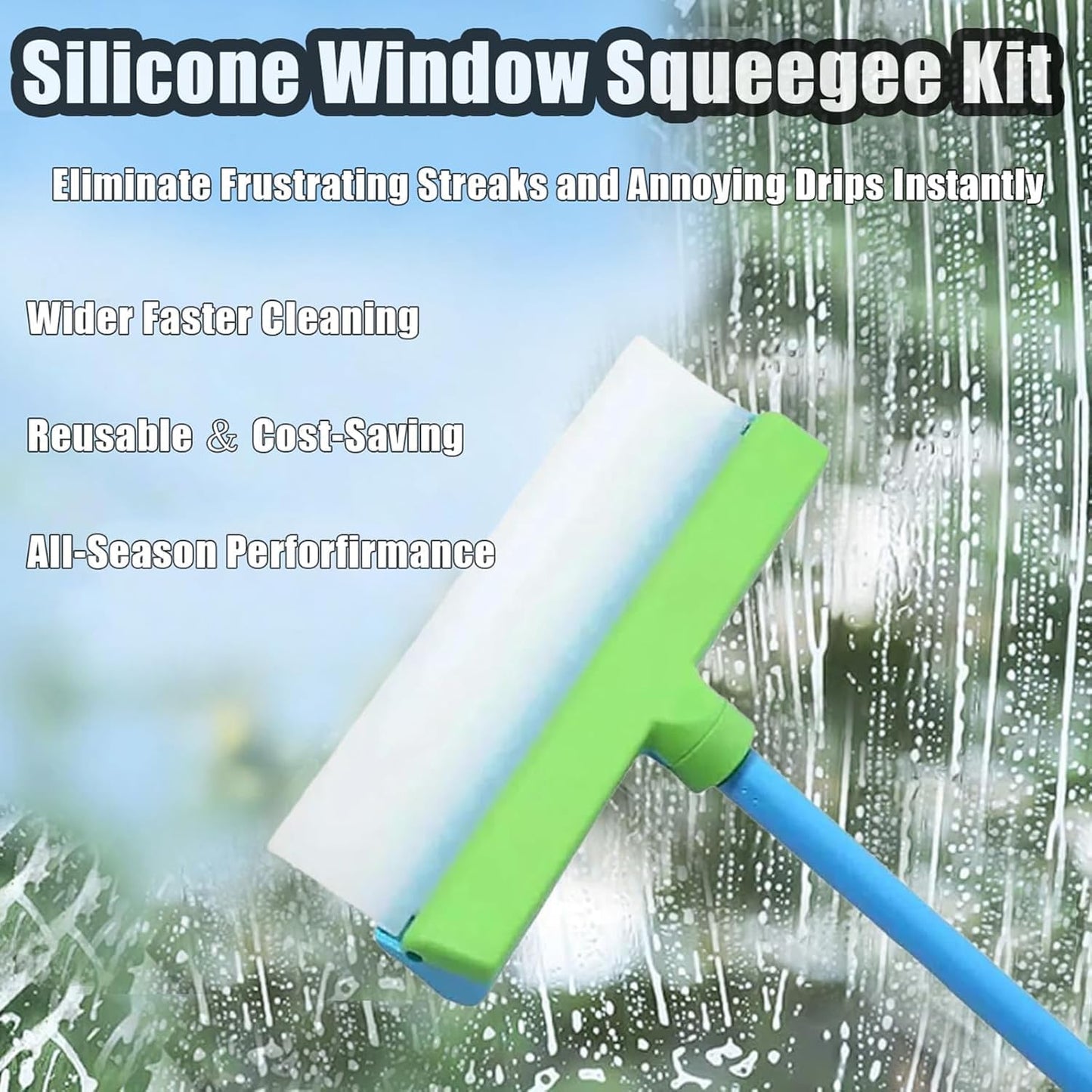Glide&Shine Window Squeegee