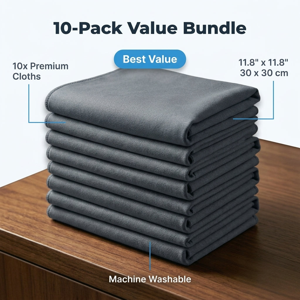 MagicSwipe Microfiber Cleaning Cloth Bundles