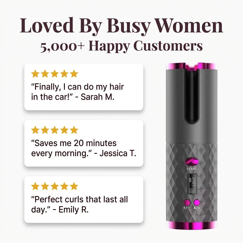 EasyCurl Wireless Curler