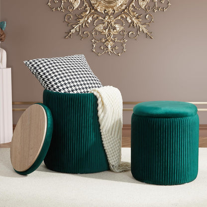 Twin Storage Ottoman Set