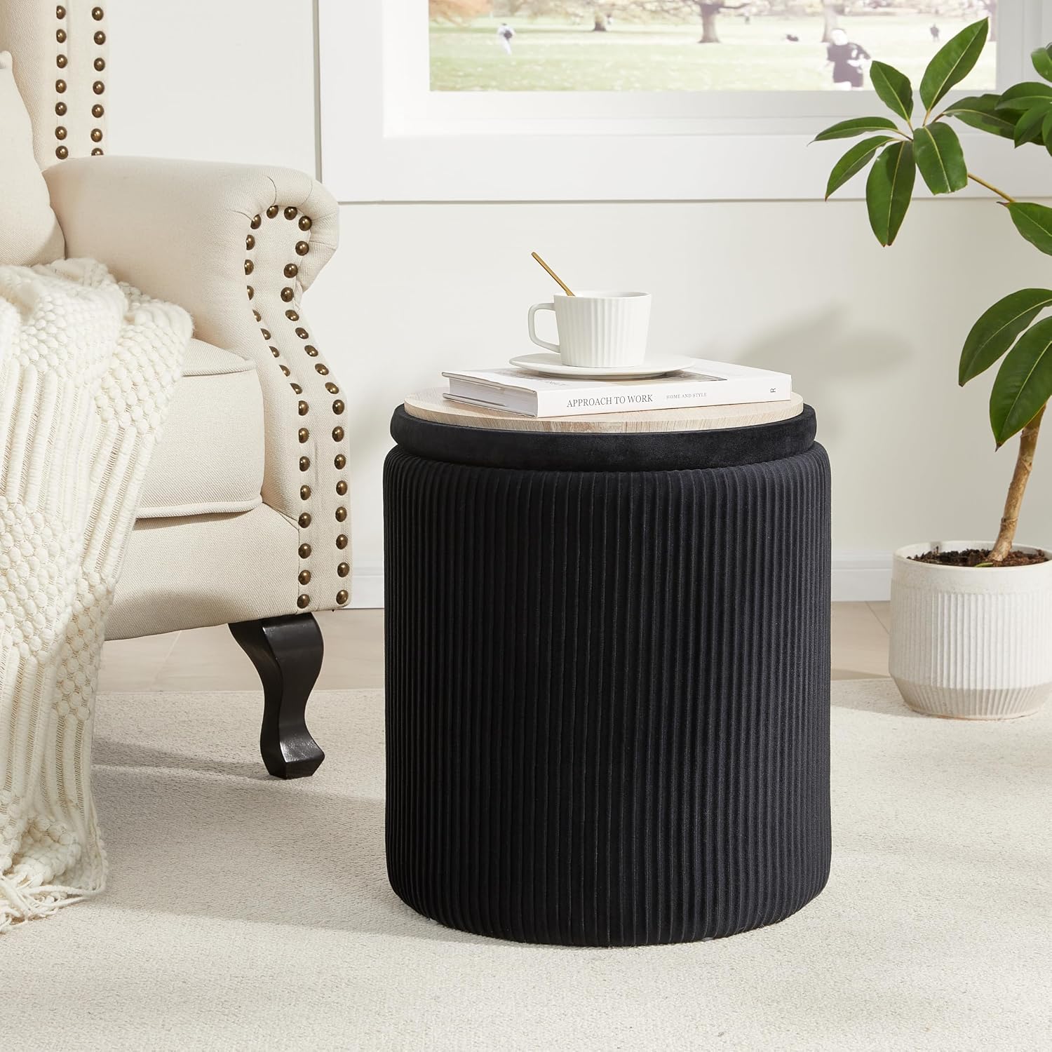 Twin Storage Ottoman Set