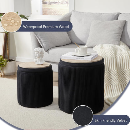 Twin Storage Ottoman Set