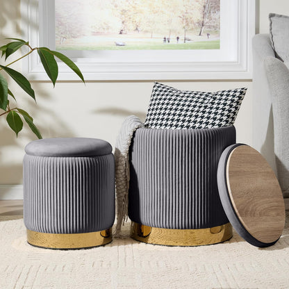 Twin Storage Ottoman Set