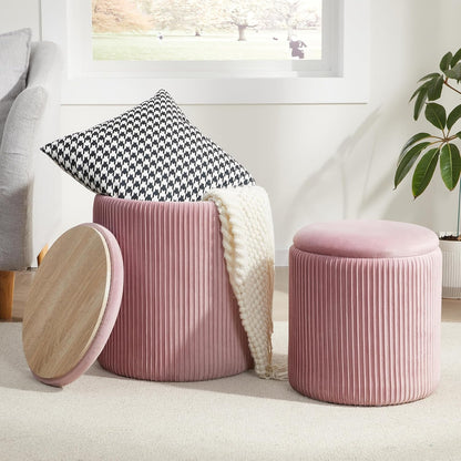Twin Storage Ottoman Set