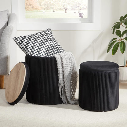 Twin Storage Ottoman Set