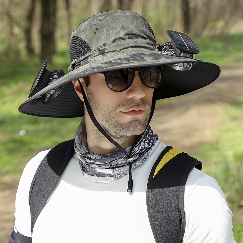 Solar Fan Hat - Unisex Outdoor Fishing