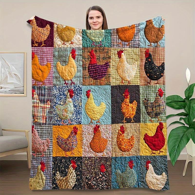 CozyCluck Patchwork Blanket