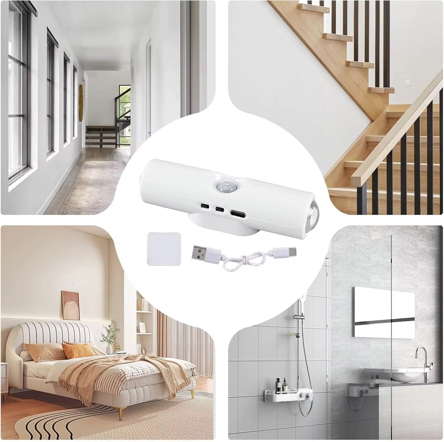Smart Motion Sensor Light - 15 Colors