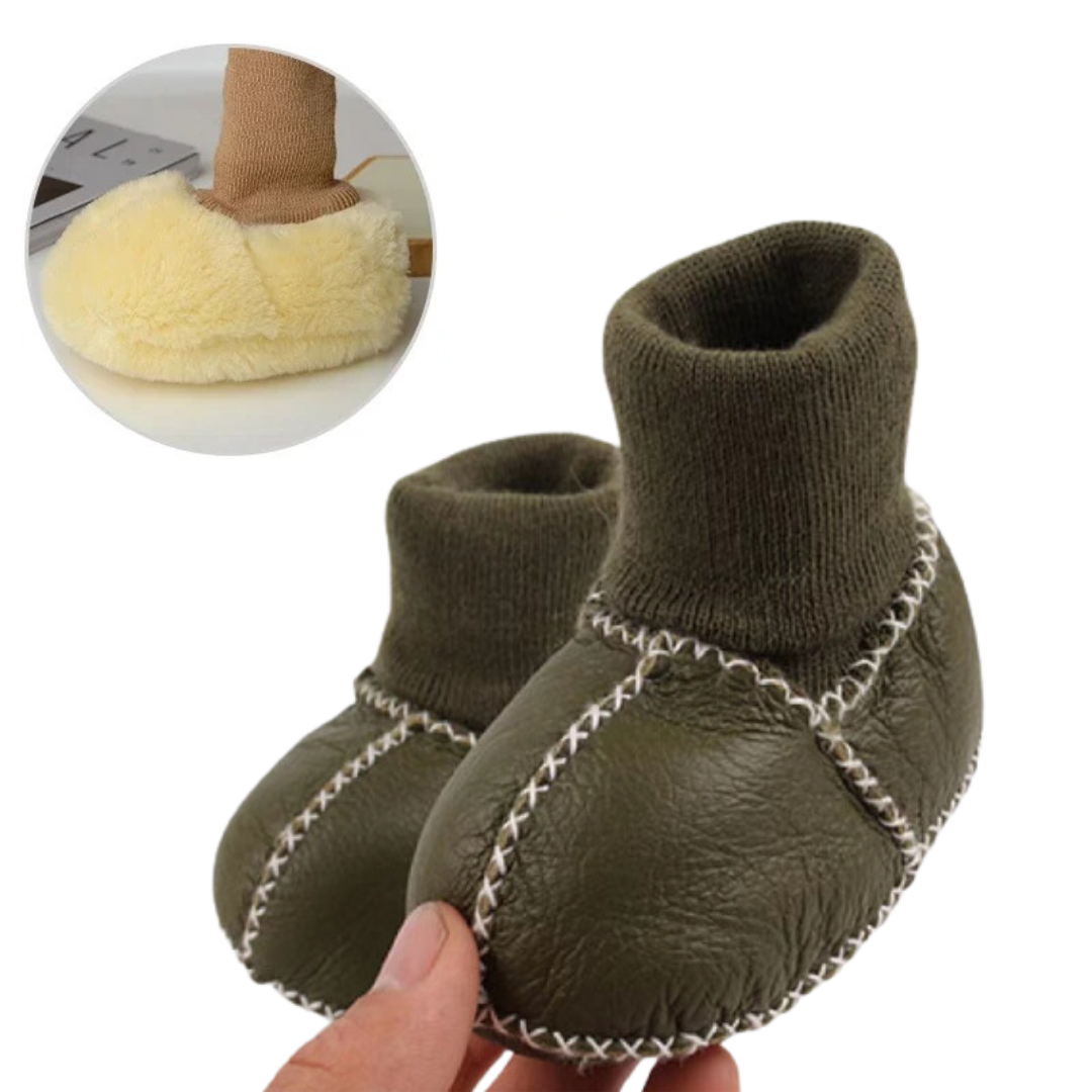 SnowSnug Anti-Slip Baby Booties