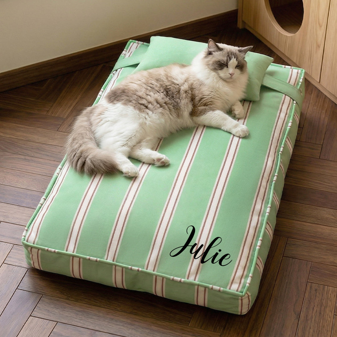 Personalized Pet Bed with Pillow