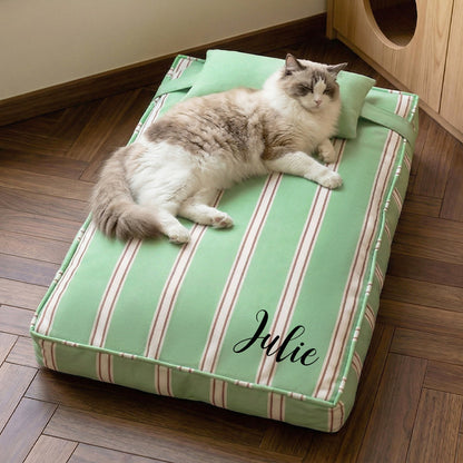 Personalized Pet Bed with Pillow