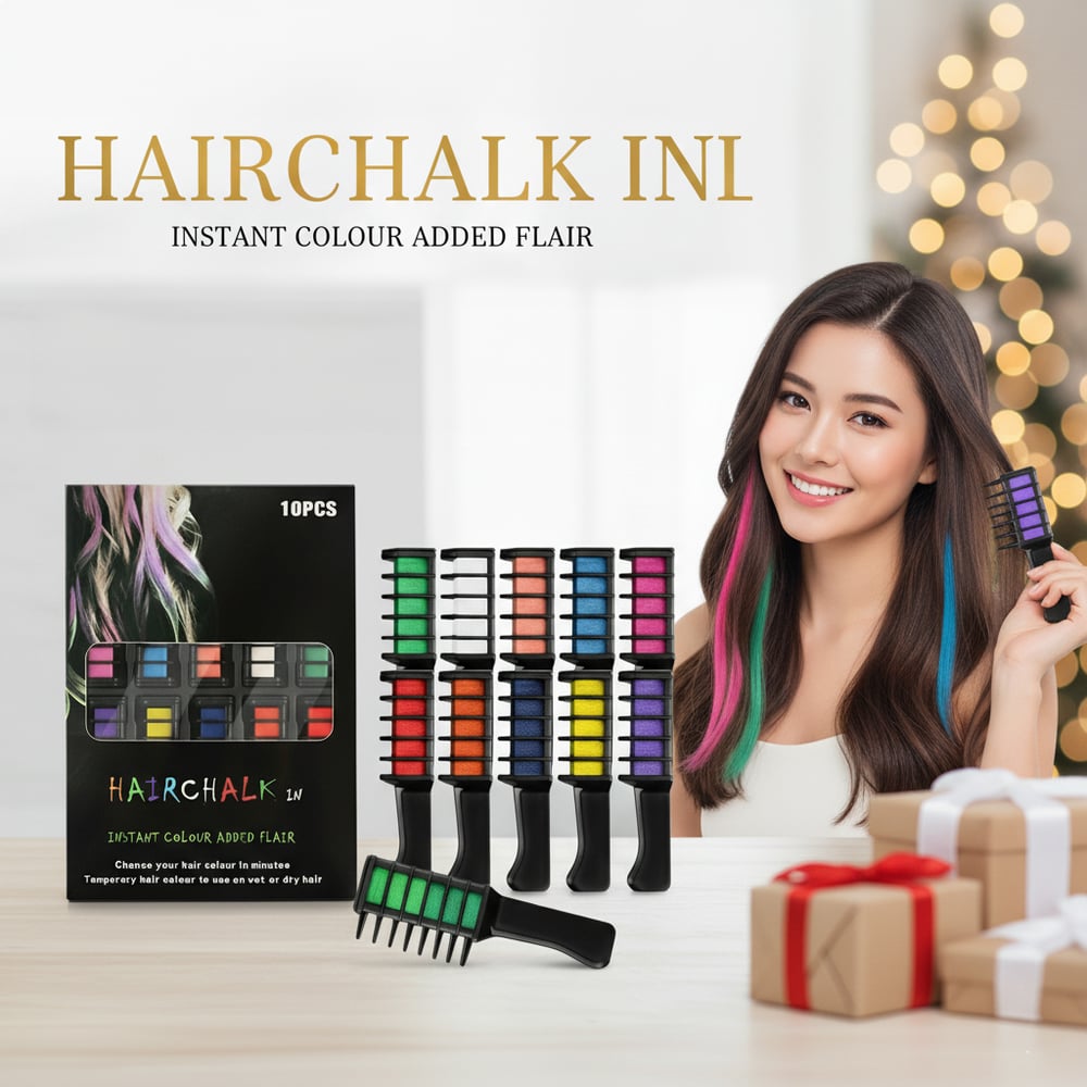 ColorWhirl Hair Chalk Combs