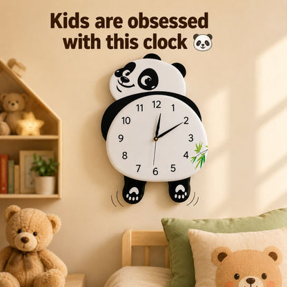 PandaTick™ – Moving Panda Wall Clock