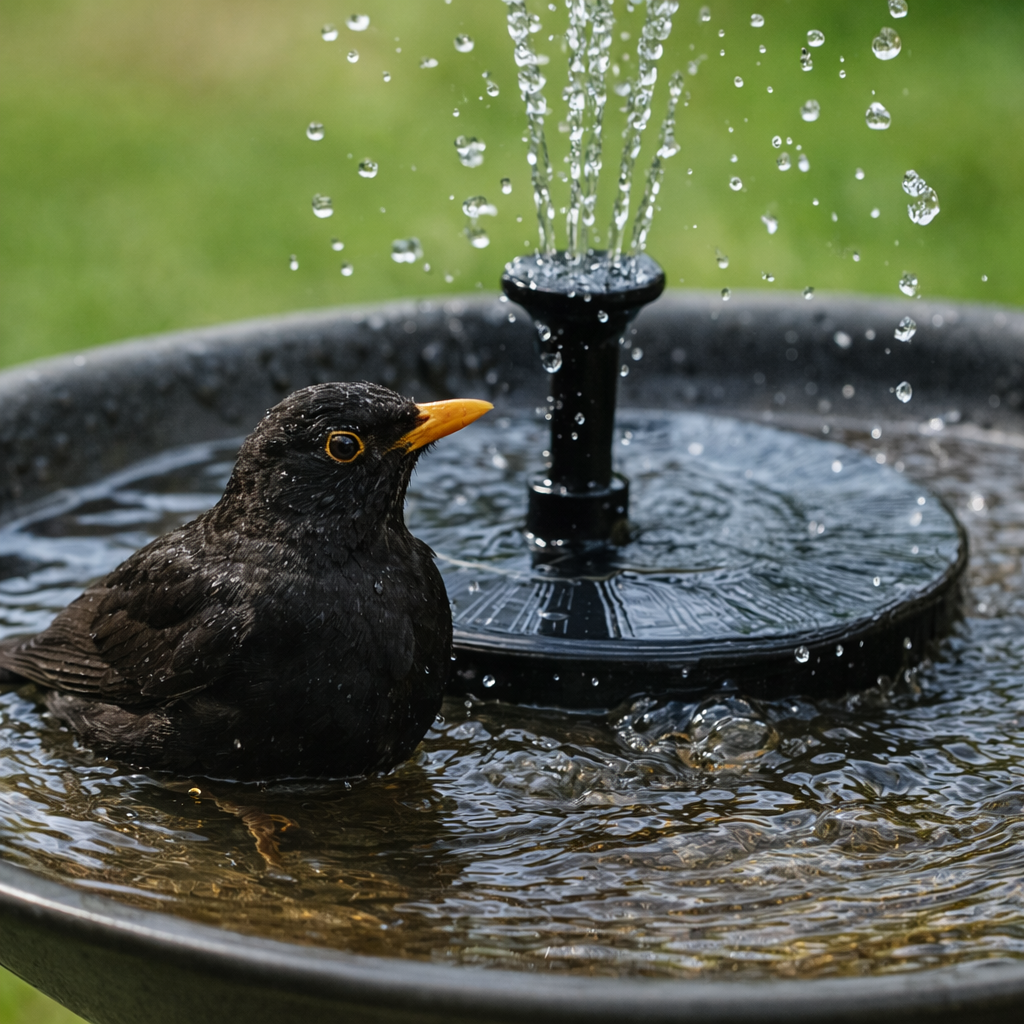 SunFlow Solar Garden Fountain