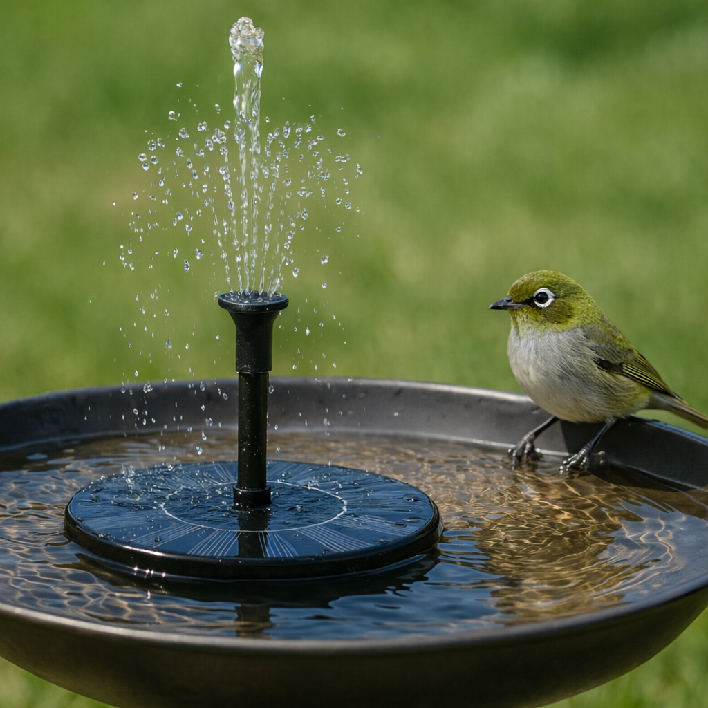 SunFlow Solar Garden Fountain