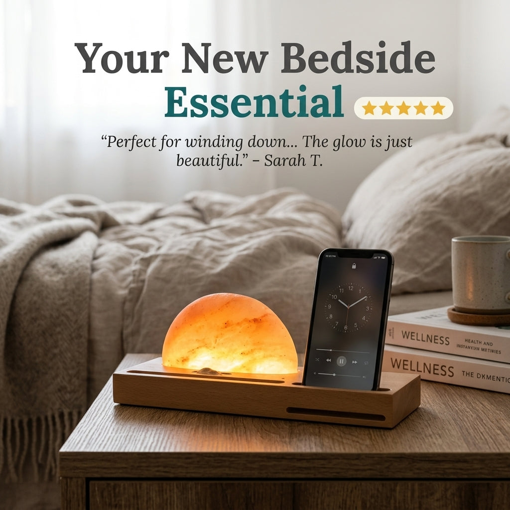 GlowCharge Salt Lamp