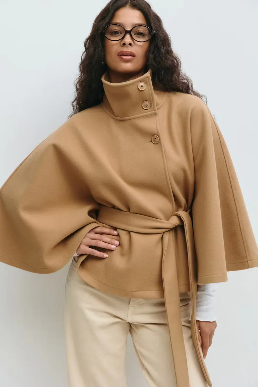 ChicDrape Belted Cape