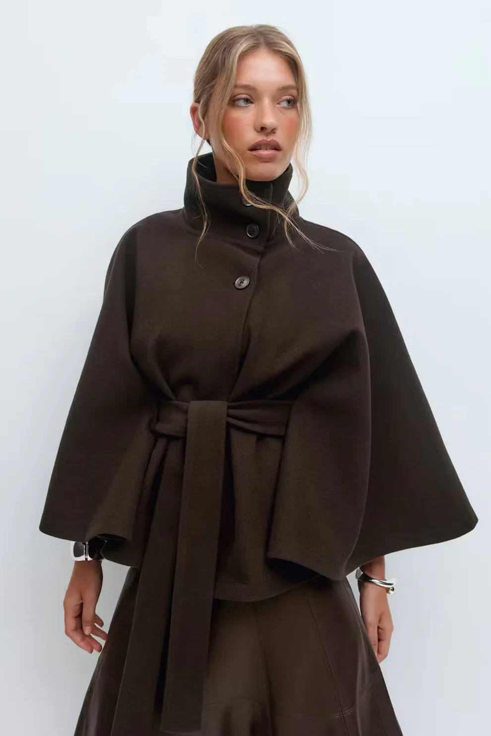 ChicDrape Belted Cape