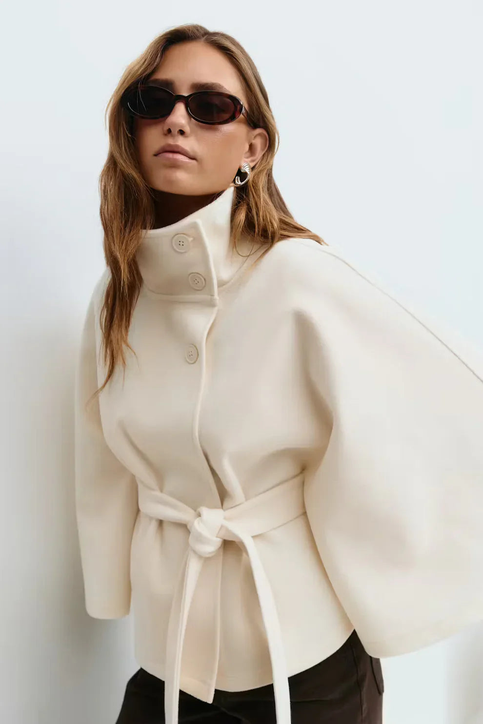 ChicDrape Belted Cape