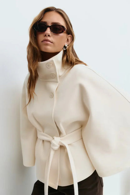 ChicDrape Belted Cape