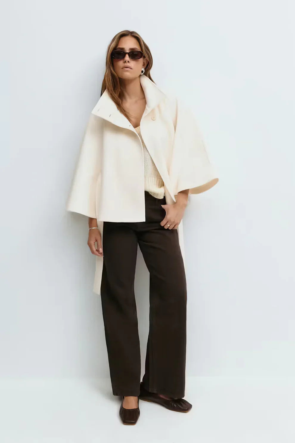 ChicDrape Belted Cape