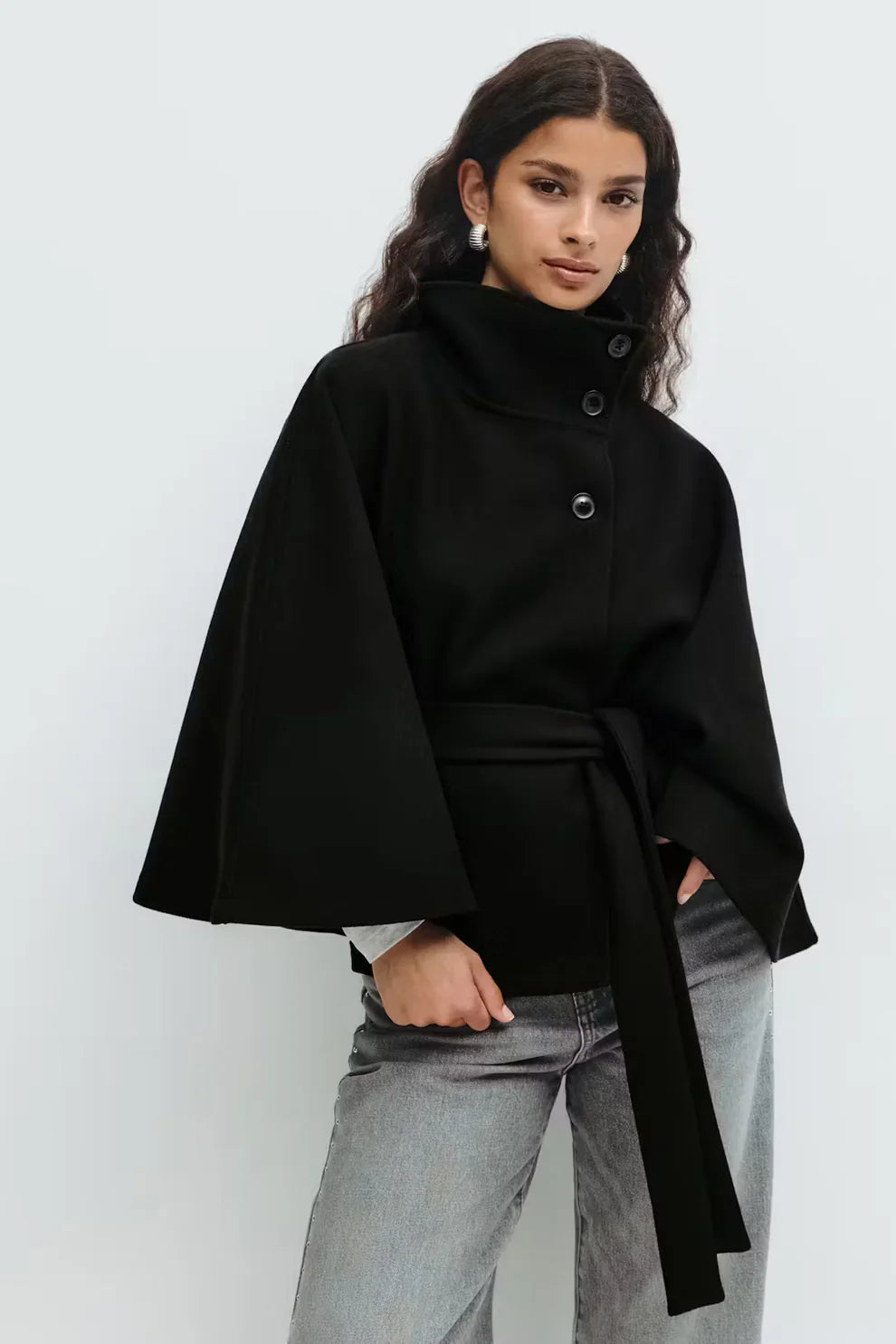 ChicDrape Belted Cape