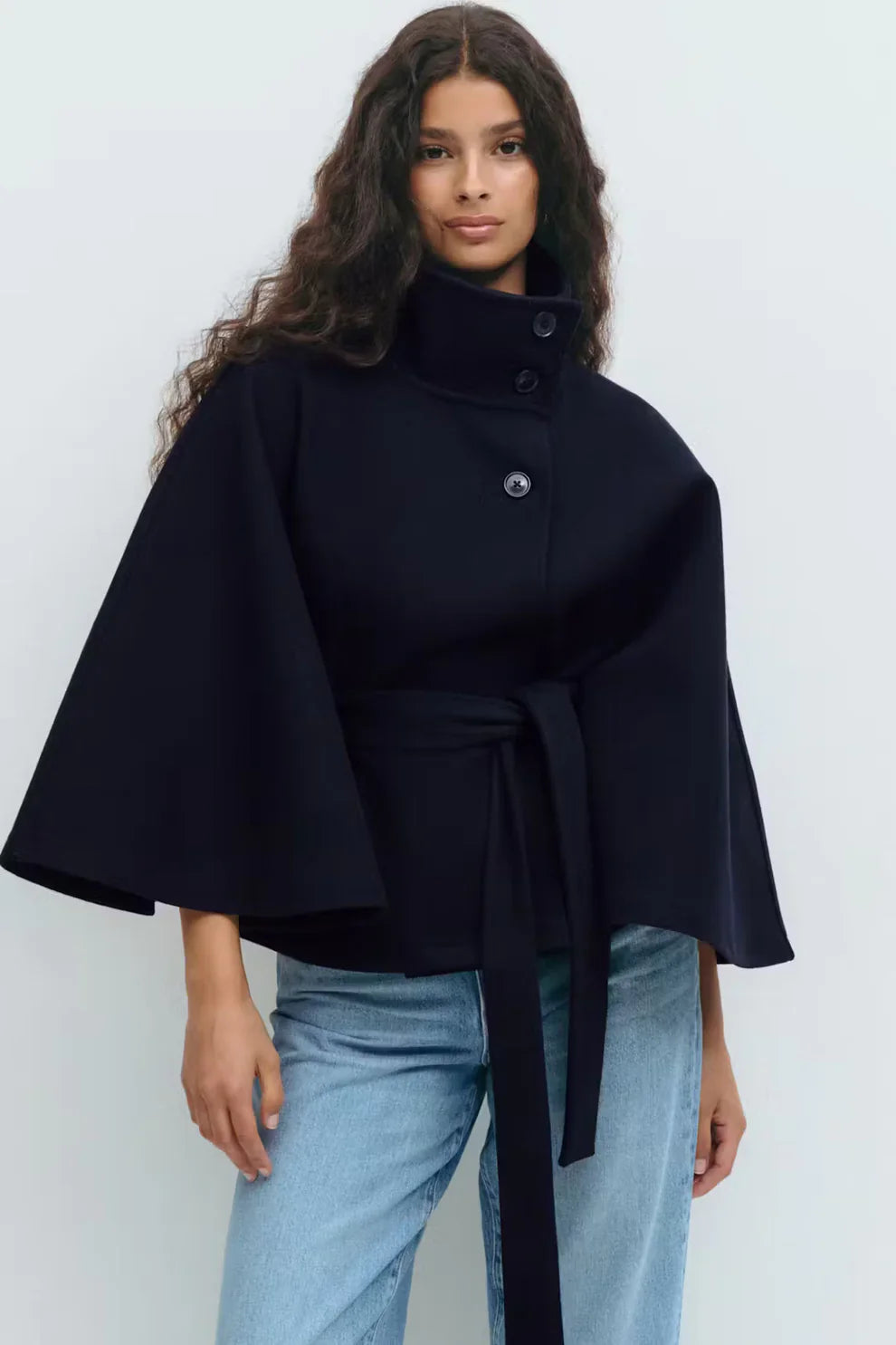 ChicDrape Belted Cape