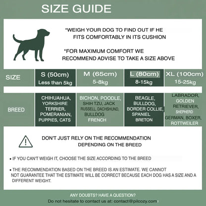 CalmCave Therapeutic Dog Bed