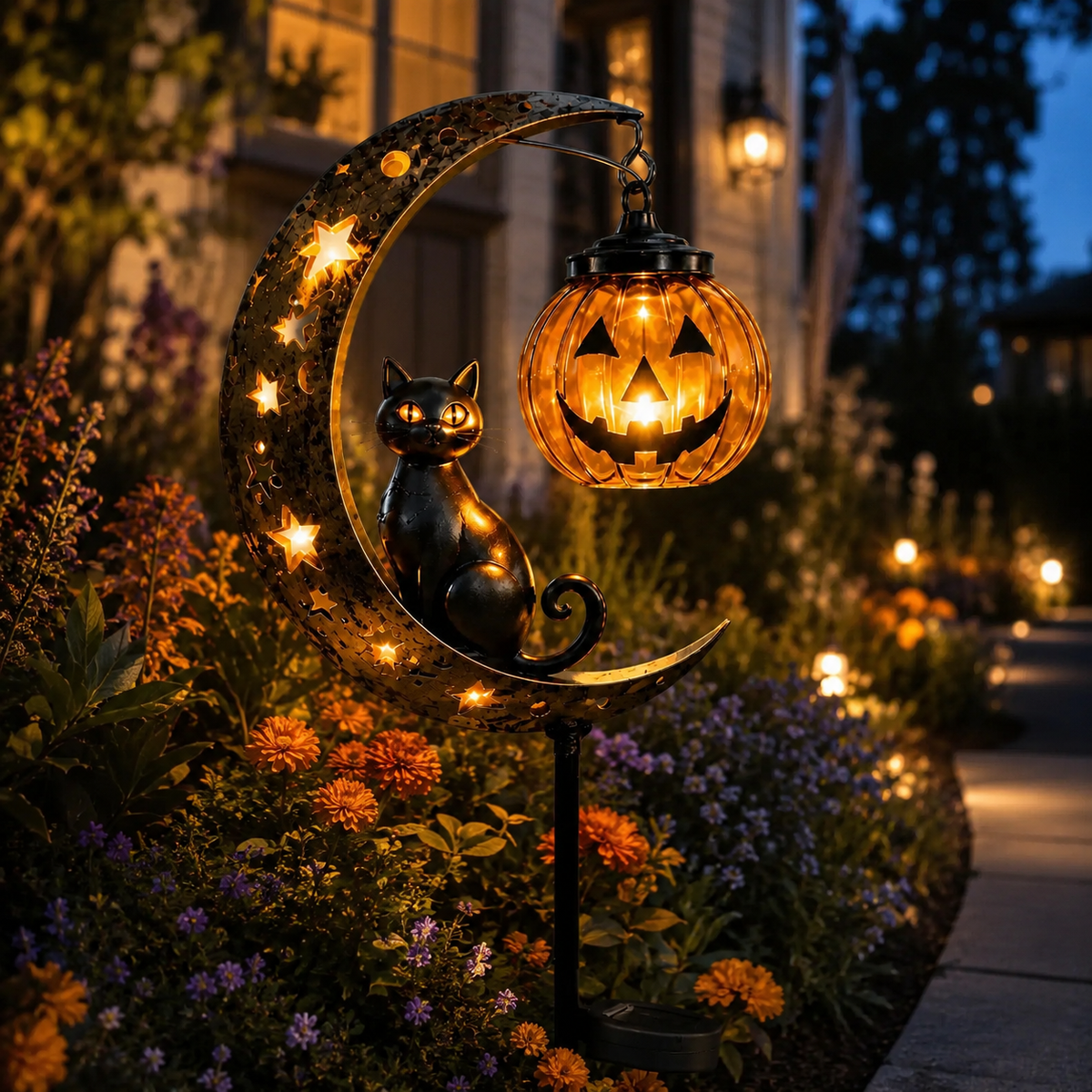Pumpkin Moon Garden Light