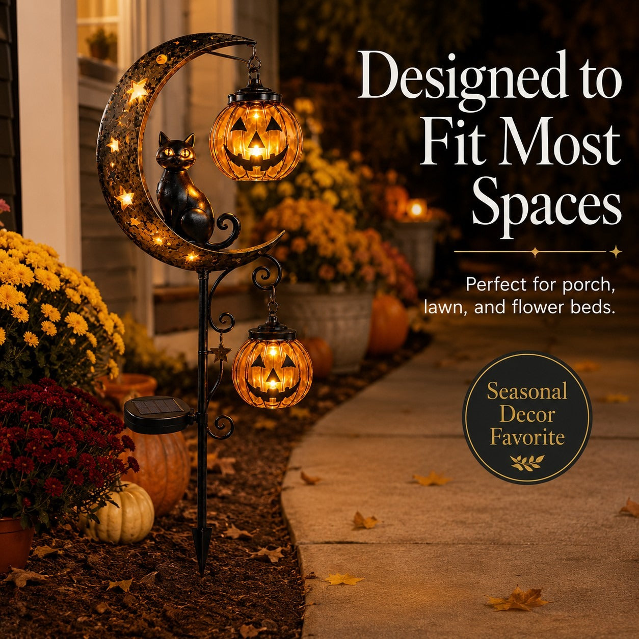 Pumpkin Moon Garden Light