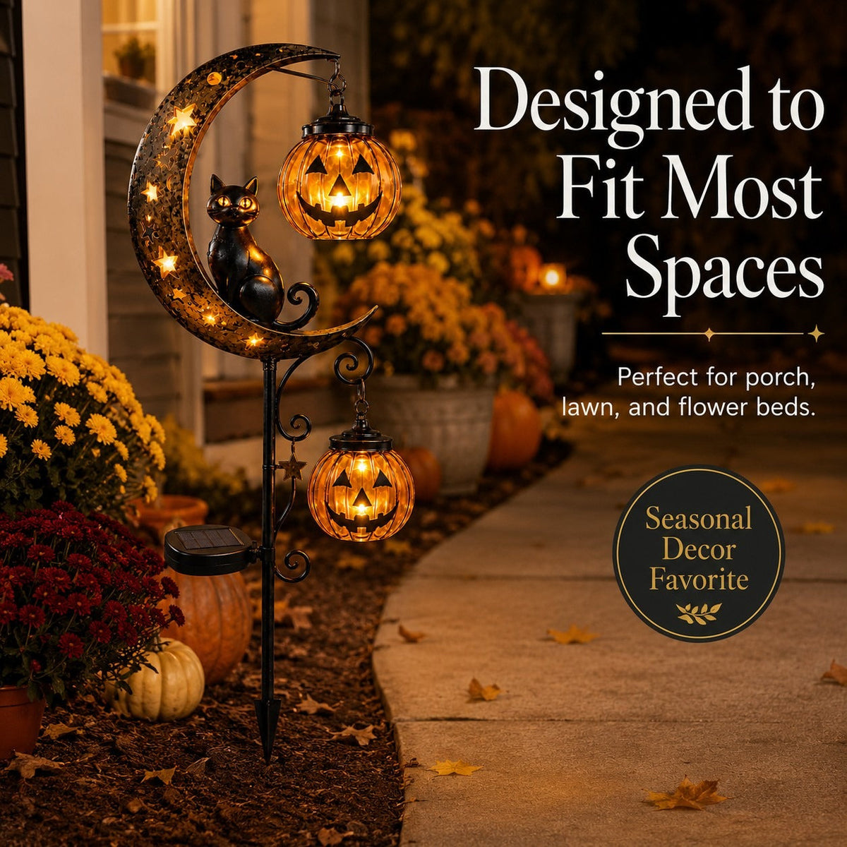 Pumpkin Moon Garden Light