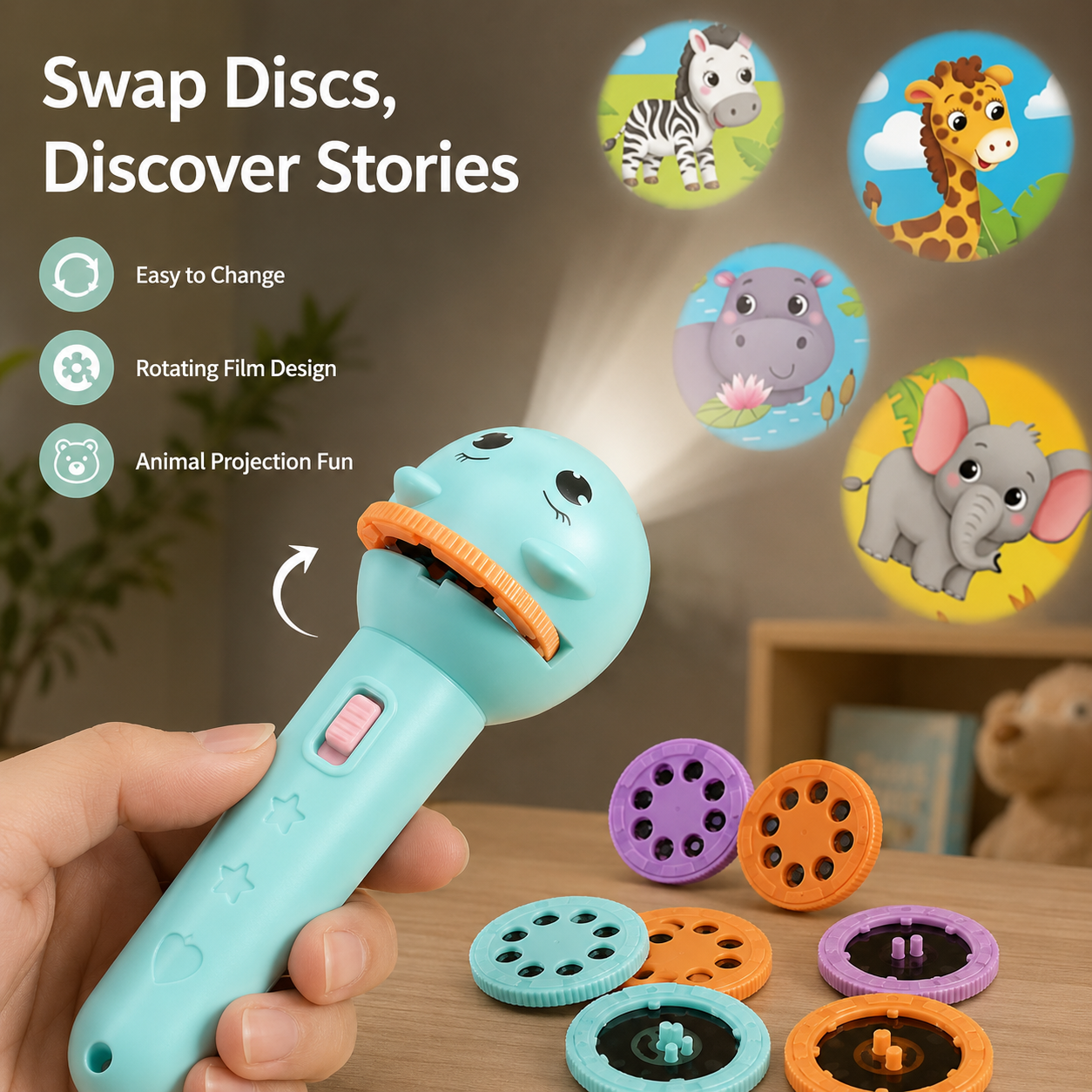 Kids Projection Flashlight