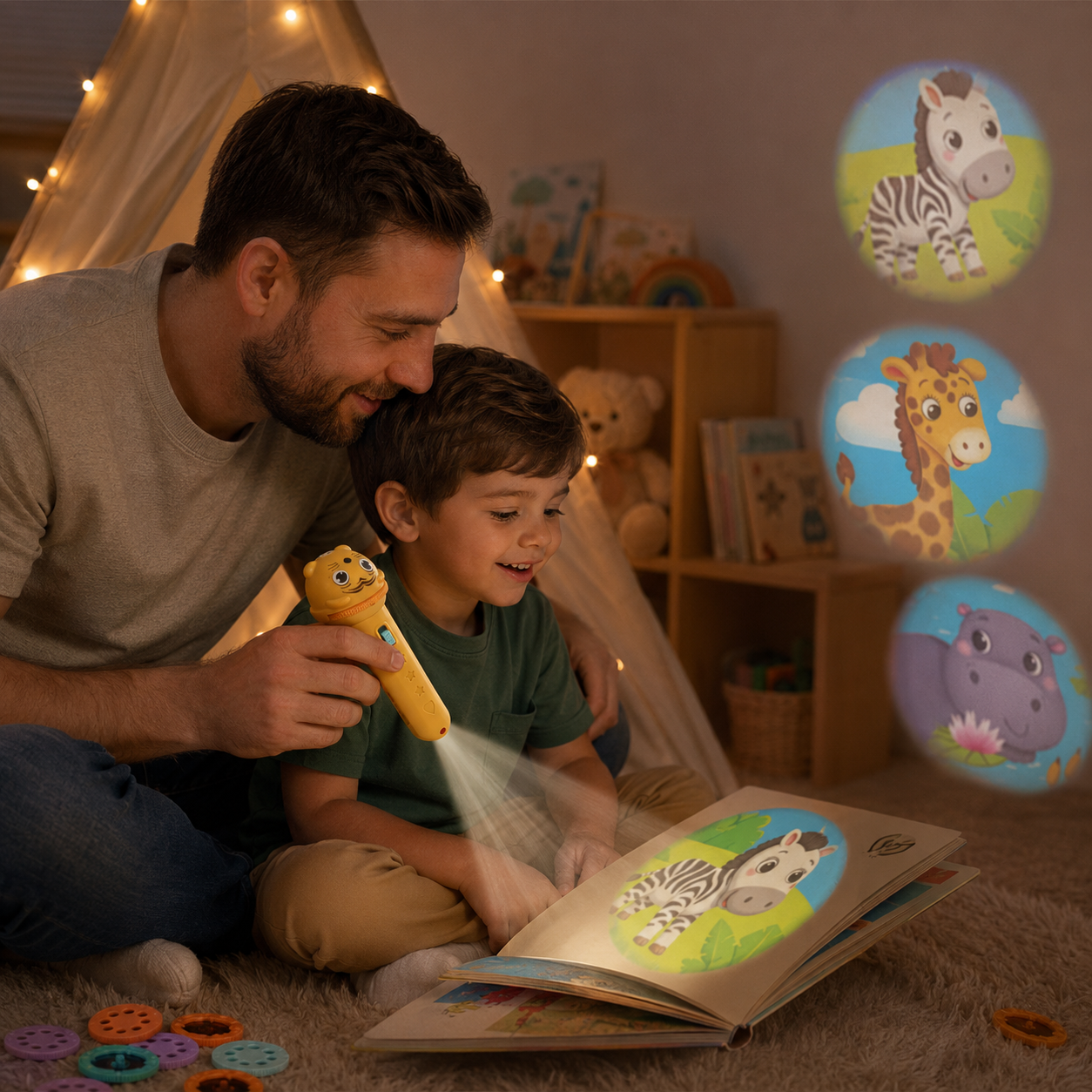 Kids Projection Flashlight