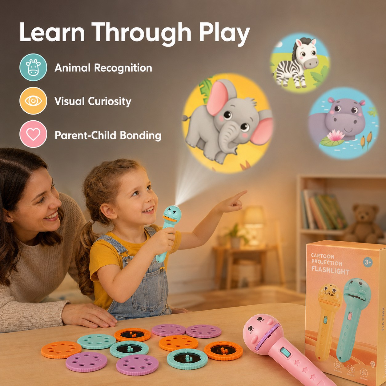 Kids Projection Flashlight